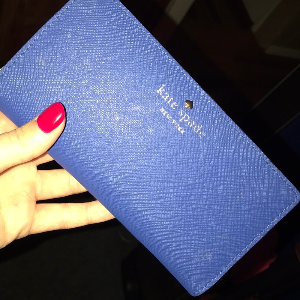 Kate spade blue wallet
